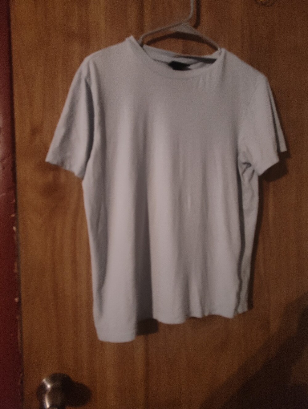 H&M Pale Blue Short Sleeve Crew Neck Tee